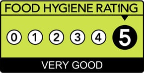 5/5 Food Hygiene Rating